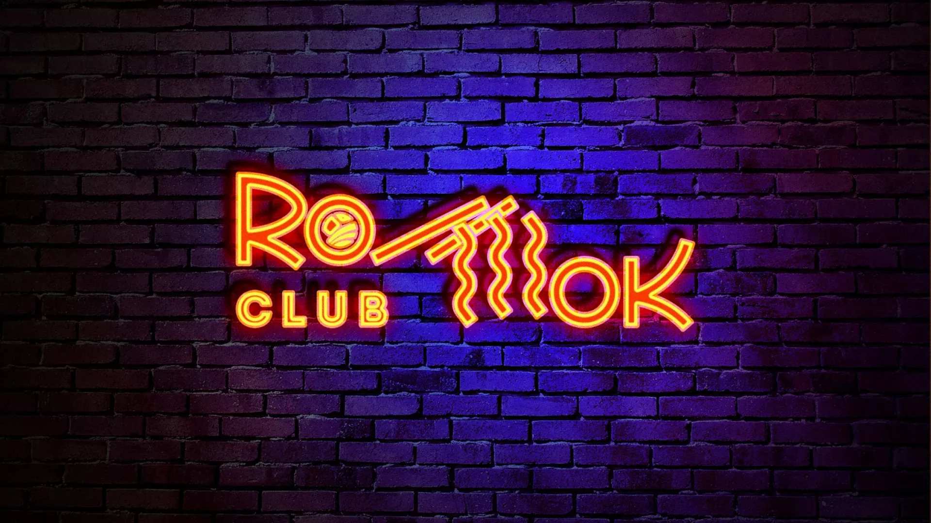 Разработка интерьерной вывески суши-бара «Roll Wok Club» в Фролово